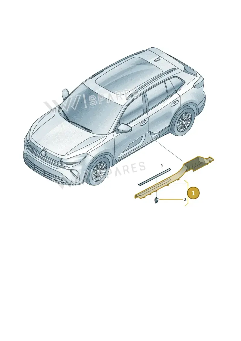 5718533714PK — Volkswagen Tiguan 2.0 (2023-) diagram 57x853100, position 1
