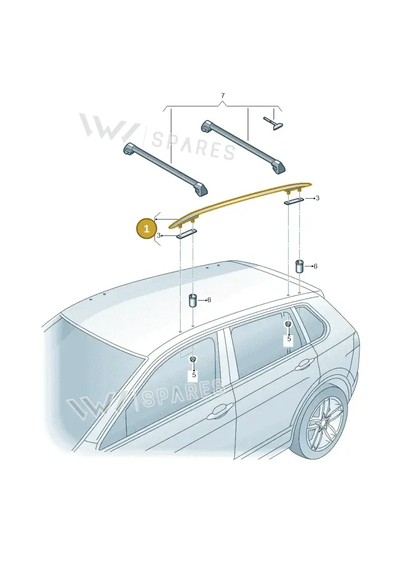 571860026AIIT — Volkswagen Tiguan 2.0 (2023-) diagram 884860500, position 1