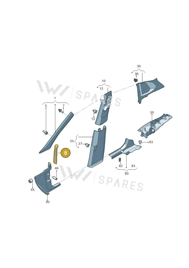 5718682234PK — Volkswagen Tiguan (2024-) diagram 808867650, position 8