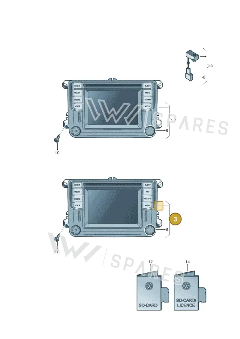5C0035680F — Volkswagen Amarok (2022-) diagram 863035030, position 3