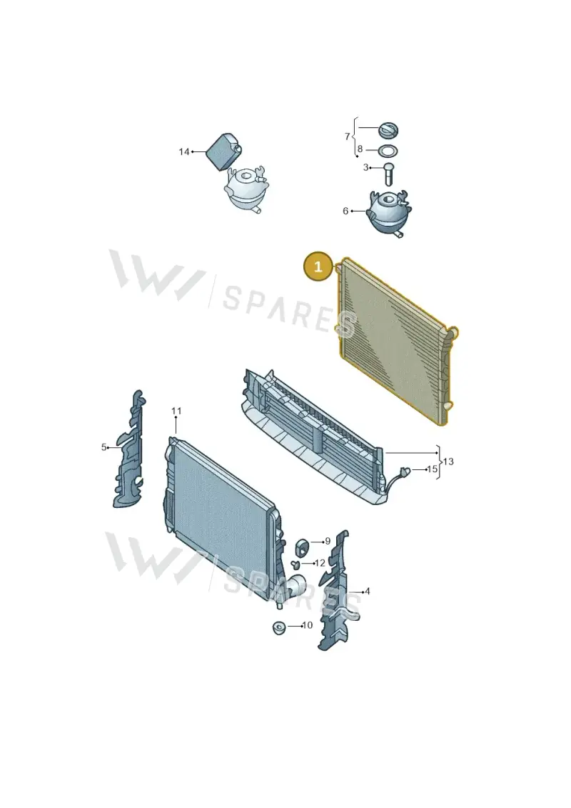 5C0121251L — Volkswagen Jetta (2014-2017) diagram 789121770, position 1