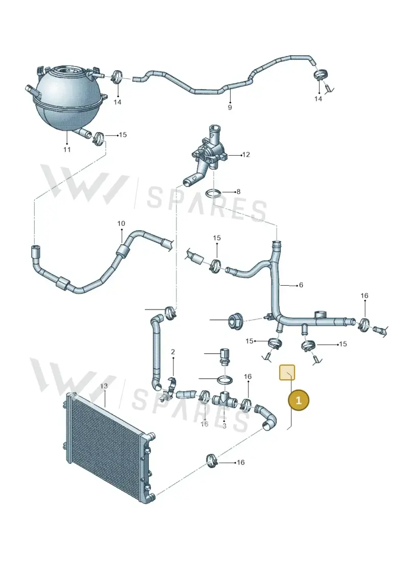 5C0122051B — Volkswagen Jetta (2014-2017) diagram 692121340, position 1