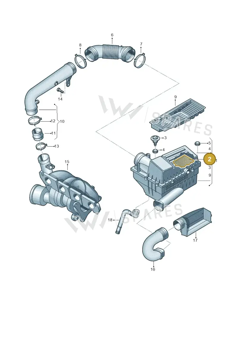 5C0129620 — Volkswagen Beetle (2016-2019) diagram 691129300, position 2