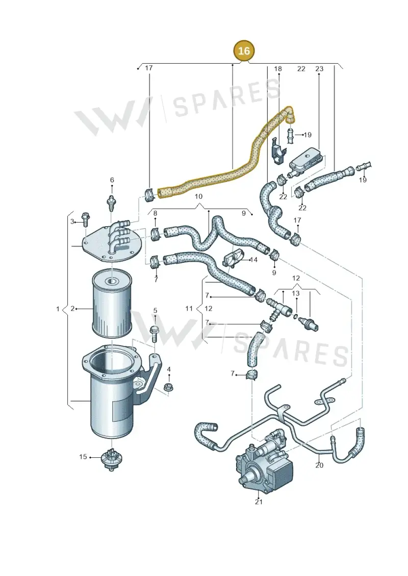 5C0130295F — Volkswagen Beetle (2016-2019) diagram 746127000, position 16