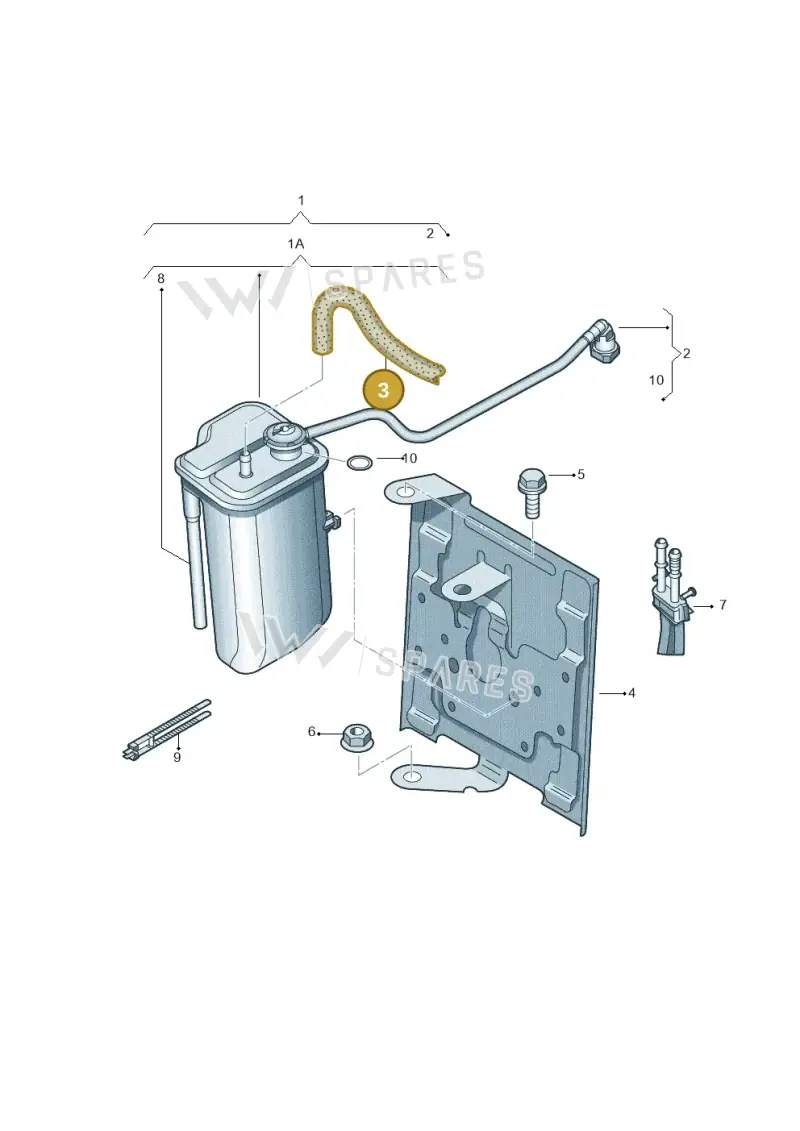 5C0133366AD — Volkswagen New beetle (2011-2016) diagram 412201800, position 3