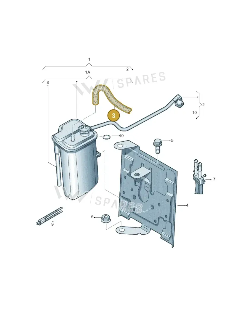 5C0133366AJ — Volkswagen New beetle (2011-2016) diagram 412201800, position 3