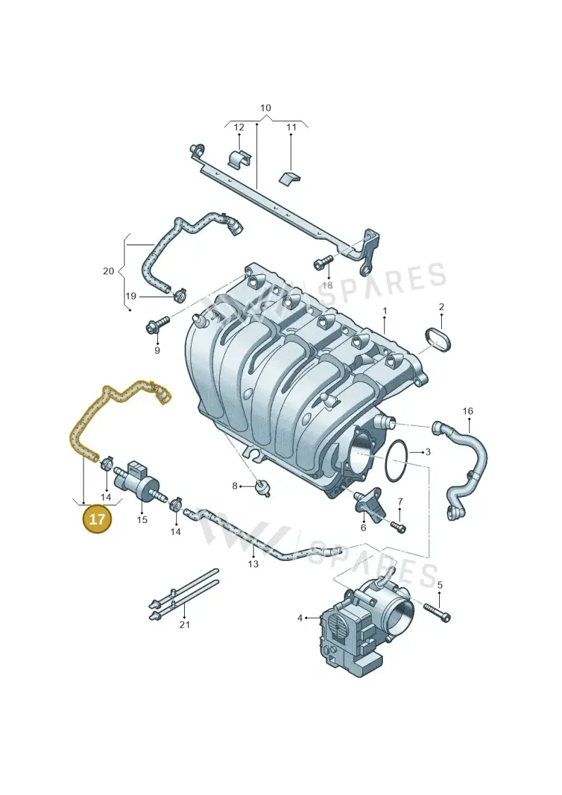 5C0133366AJ — Volkswagen New beetle (2011-2016) diagram 474133370, position 17