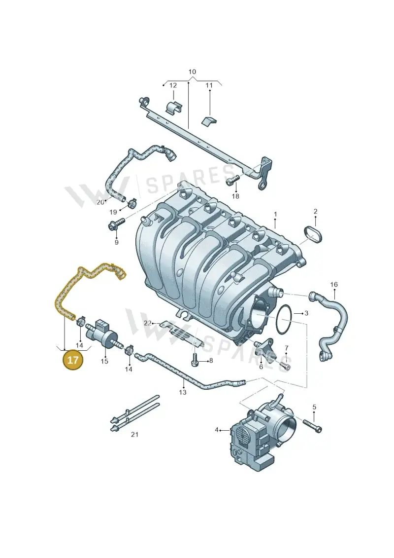 5C0133366AJ — Volkswagen Beetle (2016-2019) diagram 691133600, position 17