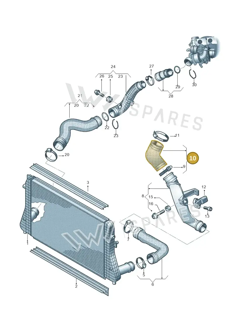 5C0145838B — Volkswagen New beetle (2011-2016) diagram 651145870, position 10