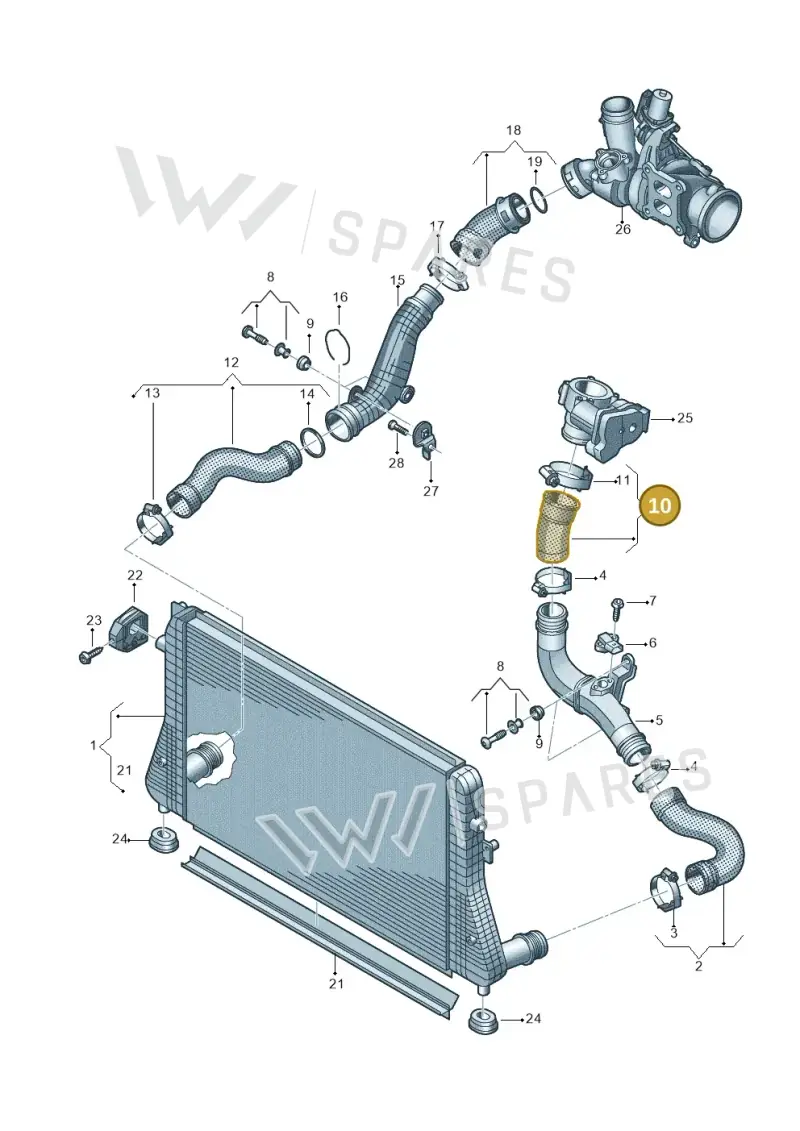 5C0145838B — Volkswagen Beetle (2016-2019) diagram 868145750, position 10