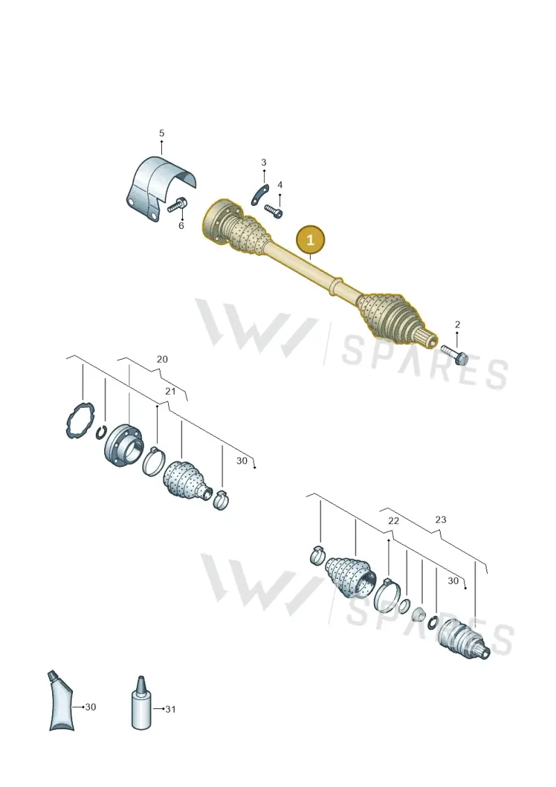 5C0407271BA — Volkswagen New Passat (2015-2022) diagram 868407200, position 1