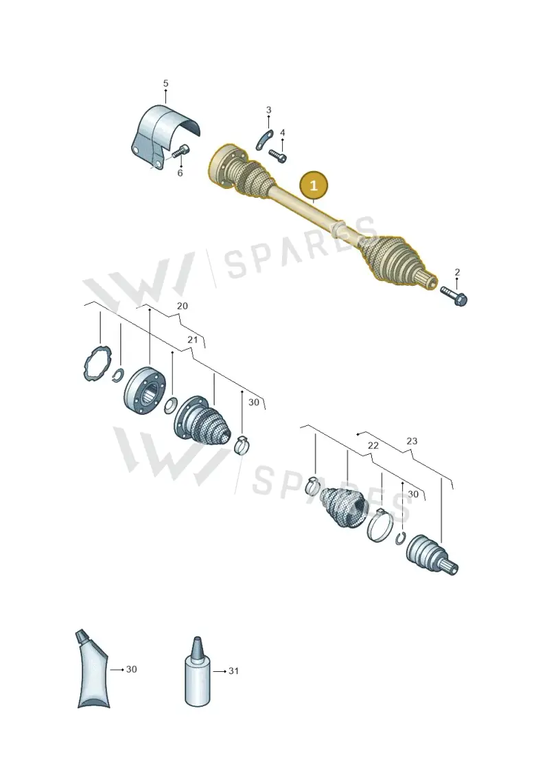 5C0407272AT — Volkswagen Beetle (2016-2019) diagram 786407300, position 1