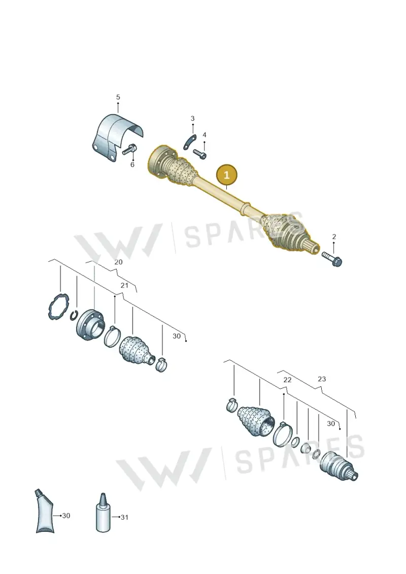 5C0407272BA — Volkswagen New Passat (2015-2022) diagram 868407200, position 1