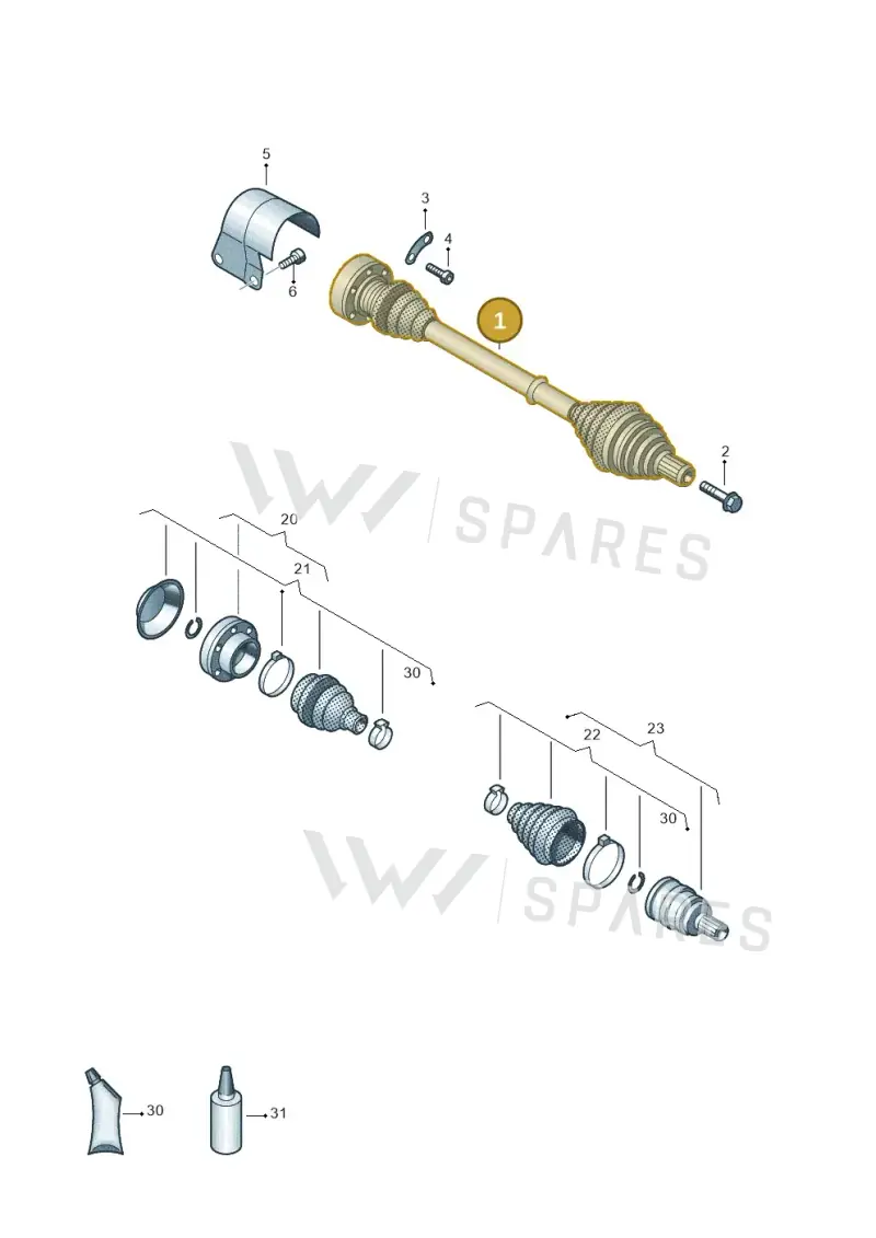 5C0407272CG — Volkswagen Beetle (2016-2019) diagram 884407200, position 1