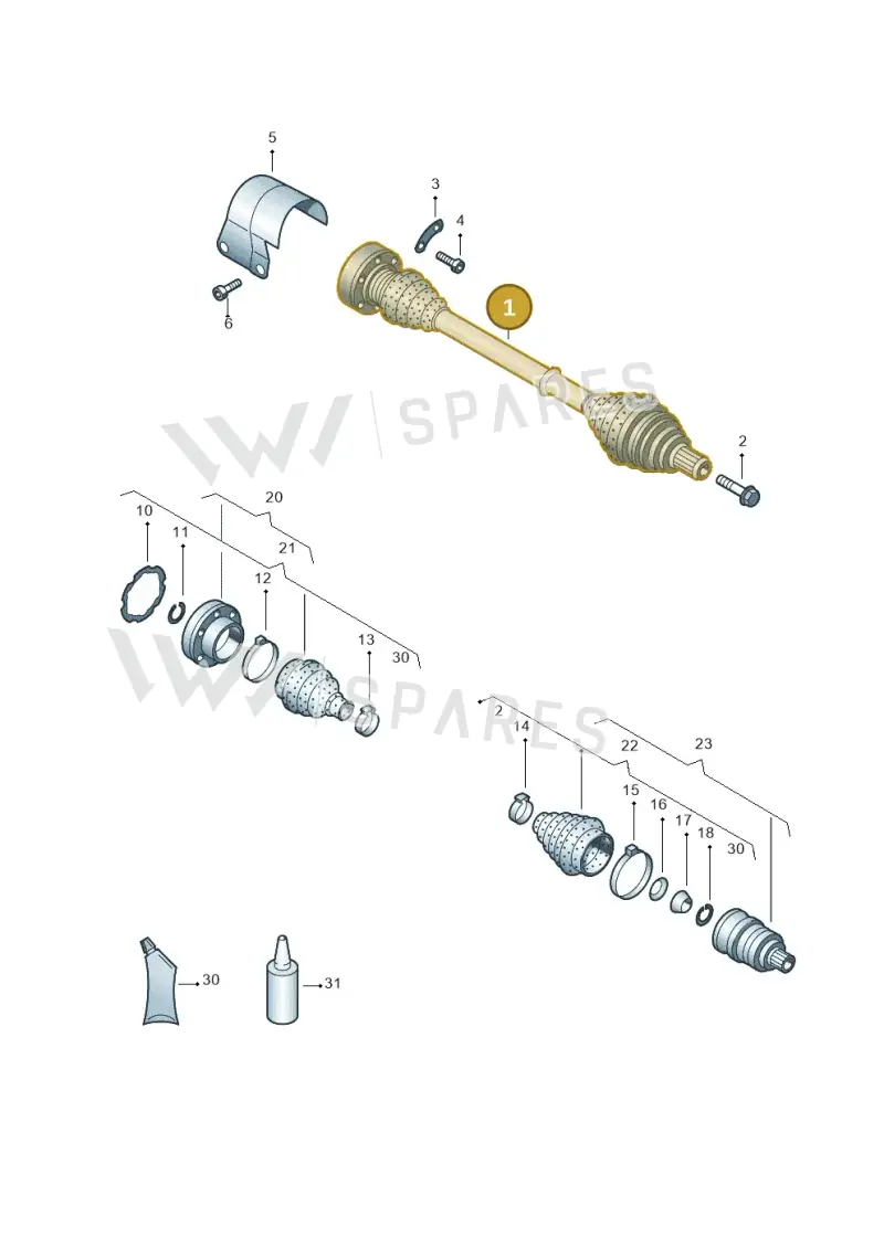 5C0407272CH — Volkswagen New beetle cabriolet (2011-2016) diagram 658407220, position 1