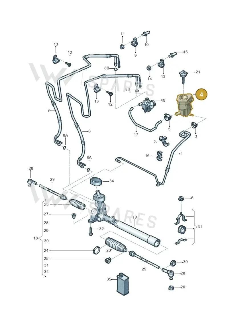 5C0422371 — Volkswagen Jetta (2014-2017) diagram 789422020, position 4