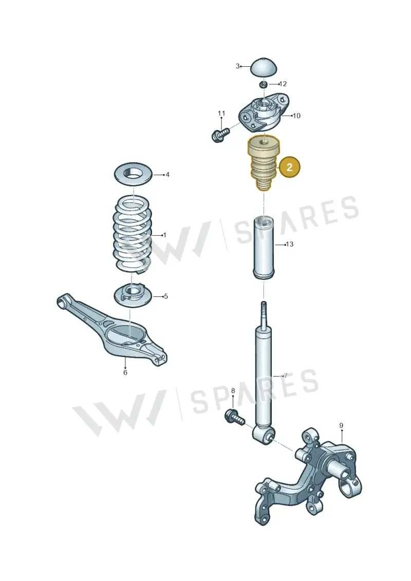 5C0511353 — Volkswagen Beetle (2016-2019) diagram 854511001, position 2