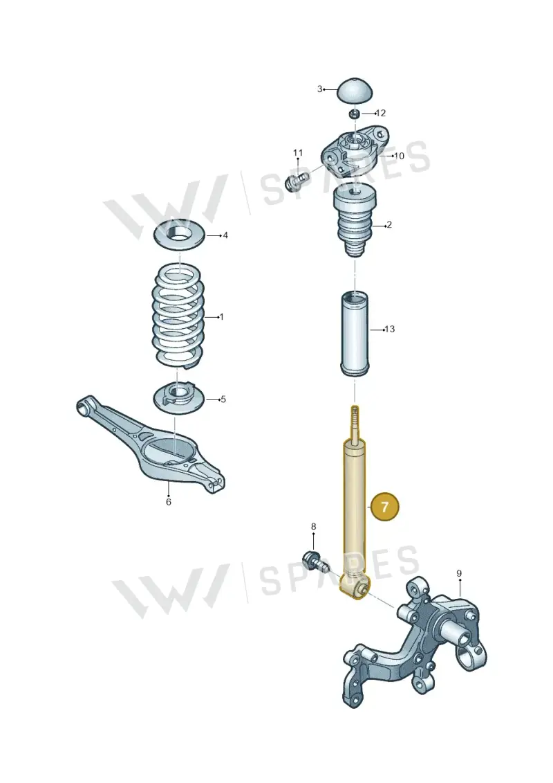 5C0513029R — Volkswagen Beetle (2016-2019) diagram 854511001, position 7