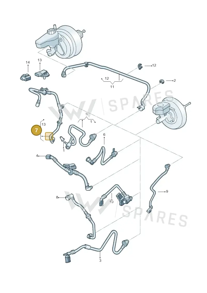 5C0612041J — Volkswagen Beetle (2016-2019) diagram 715611700, position 7