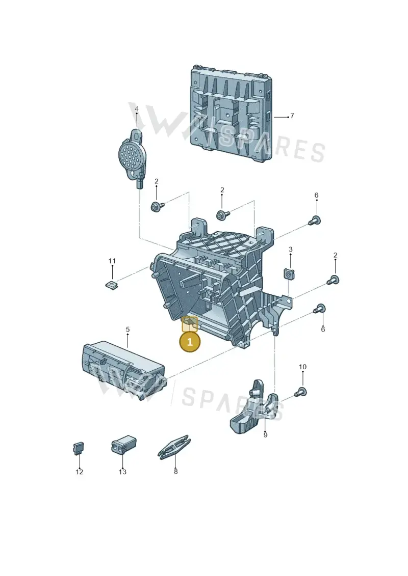 5C0907371B — Volkswagen New beetle (2011-2016) diagram 715937000, position 1