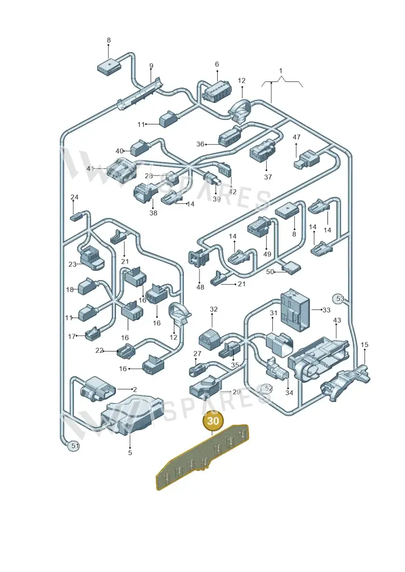 5C0937545 — Volkswagen Jetta (2013-2014) diagram 692971820, position 30