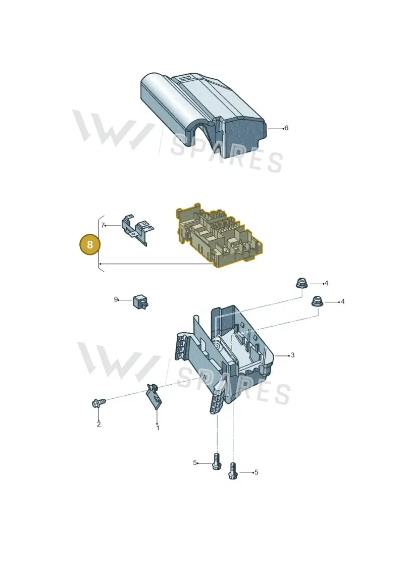 5C0937819C — Volkswagen New beetle (2011-2016) diagram 715937200, position 8