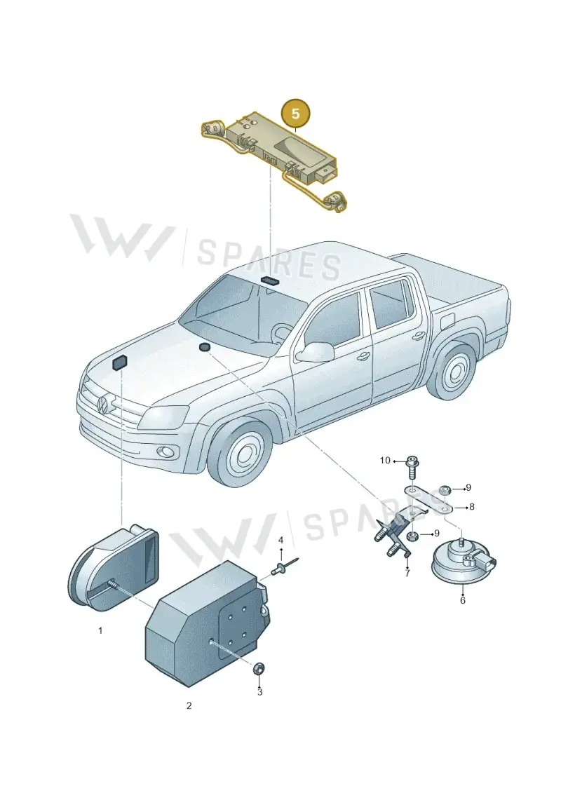 5C0951171 — Volkswagen Amarok twin cab (2022-) diagram 749951200, position 5
