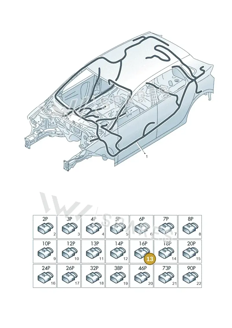 5C0971975 — Volkswagen Polo 1.0 BlueMotion (2017-2024) diagram 837971810, position 13