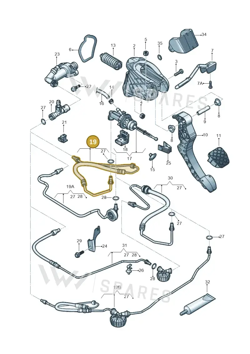 5C1721465G — Volkswagen Beetle (2016-2019) diagram 789721025, position 19