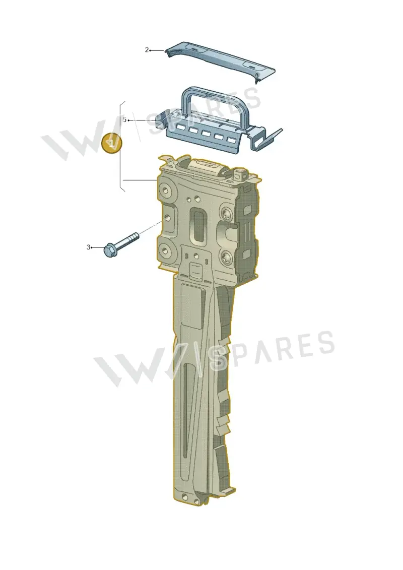 5C3898076A — Volkswagen New beetle cabriolet (2016-2019) diagram 718880500, position 1