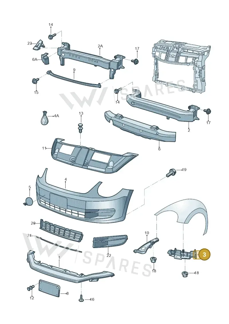 5C5807183A — Volkswagen Beetle (2016-2019) diagram 801807000, position 3