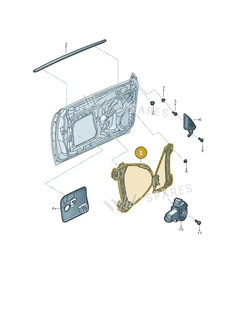 5C5837462G — Volkswagen Beetle (2016-2019) diagram 802837060, position 1