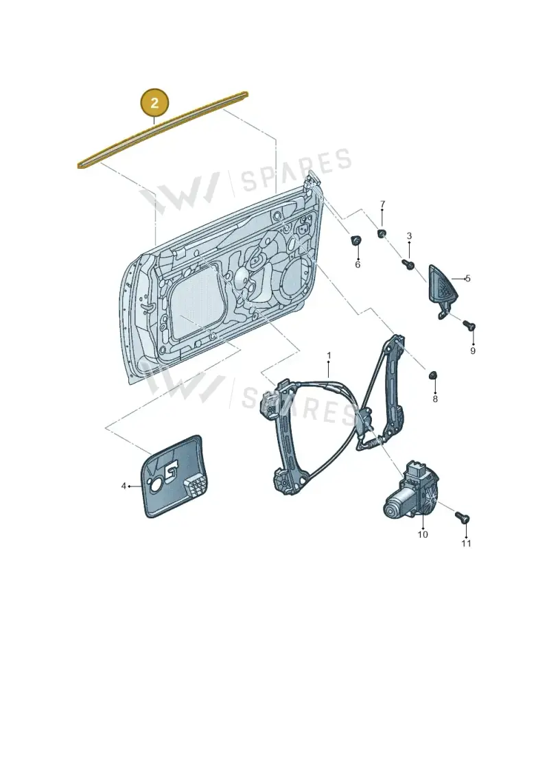 5C5837477B5AP — Volkswagen Beetle (2016-2019) diagram 802837060, position 2