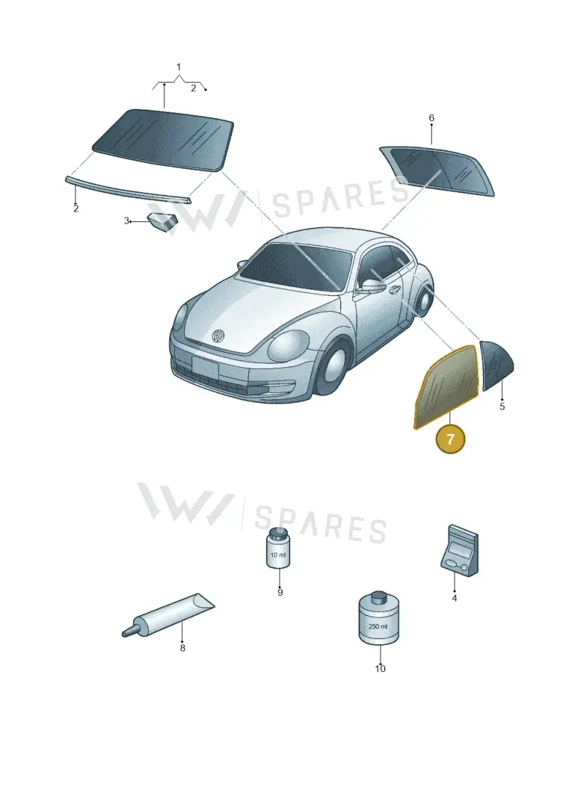 5C5845202 — Volkswagen Beetle (2016-2019) diagram 715845000, position 7