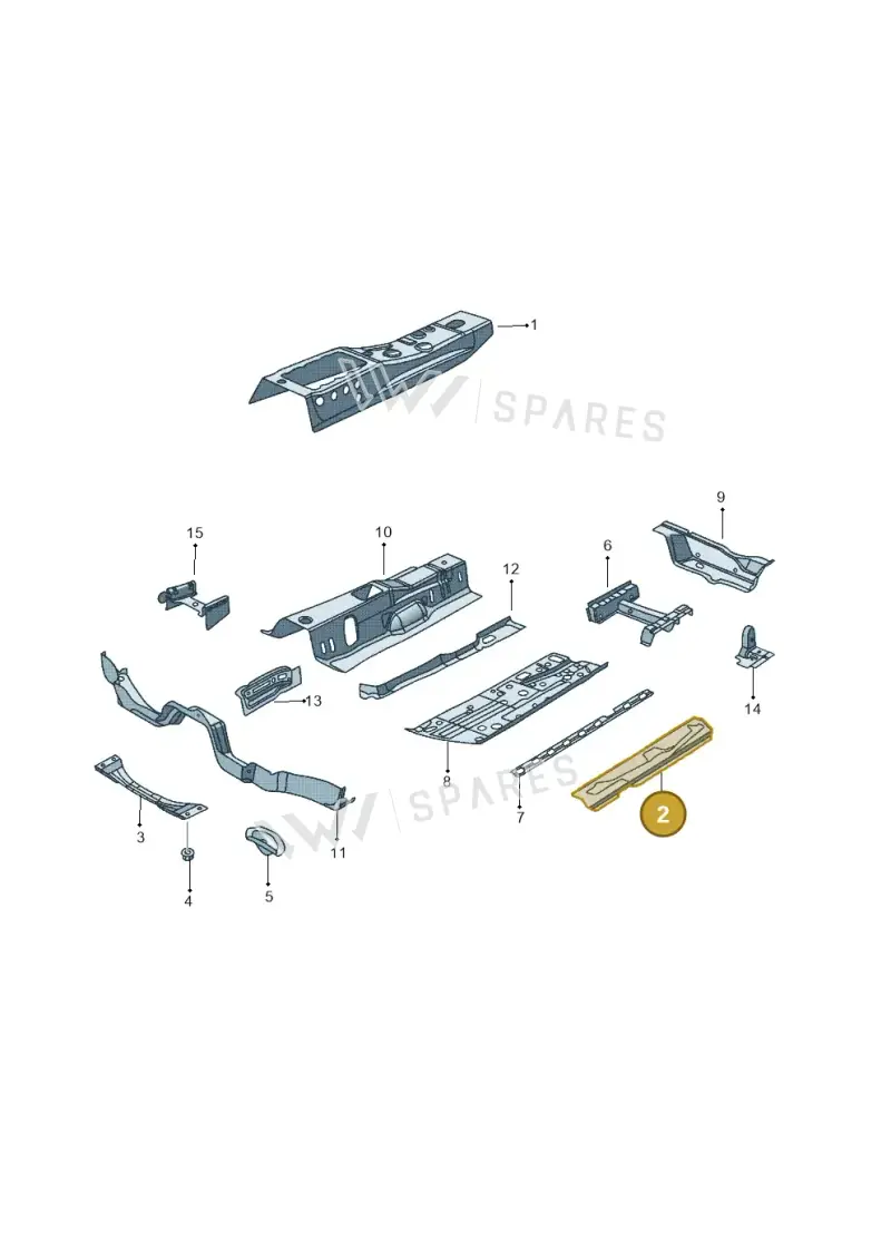 5C6801251D — Volkswagen Jetta 2.0 (2015-2015) diagram 692803100, position 2