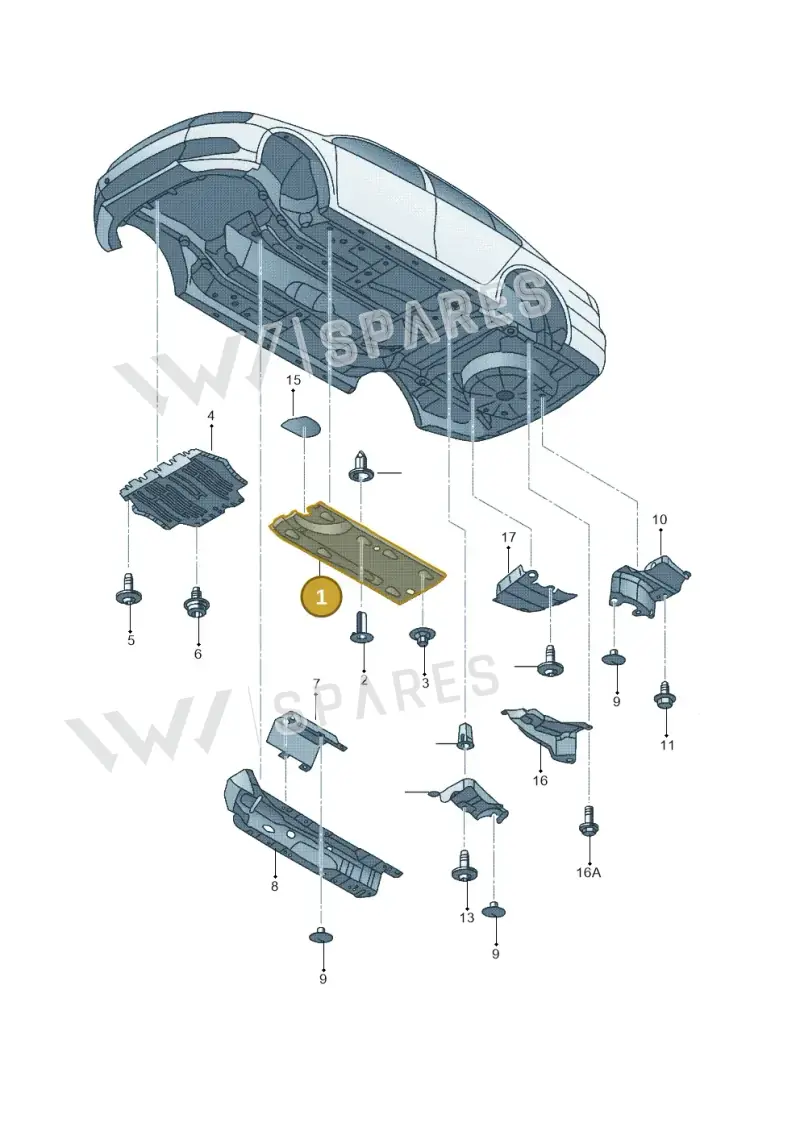 5C6825202 — Volkswagen Jetta 2.0 (2015-2015) diagram 692825100, position 1
