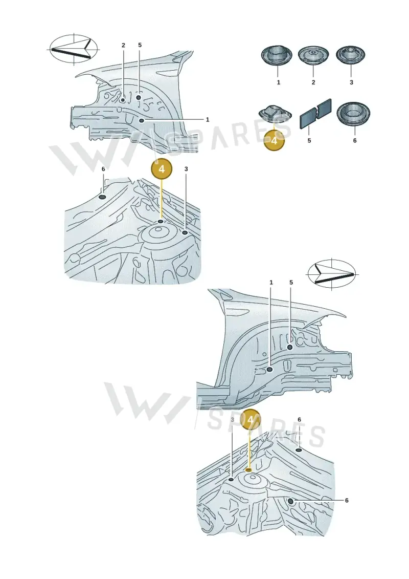 5F0899181 — Volkswagen Taigo (2021-2024) diagram 2f0803660, position 4