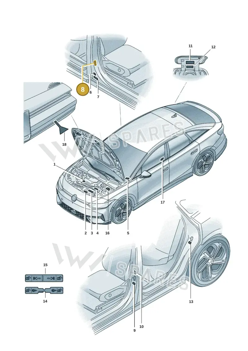5G0010029J — Volkswagen ID.7 Limousine Pro (2023-) diagram 14b010000, position 8