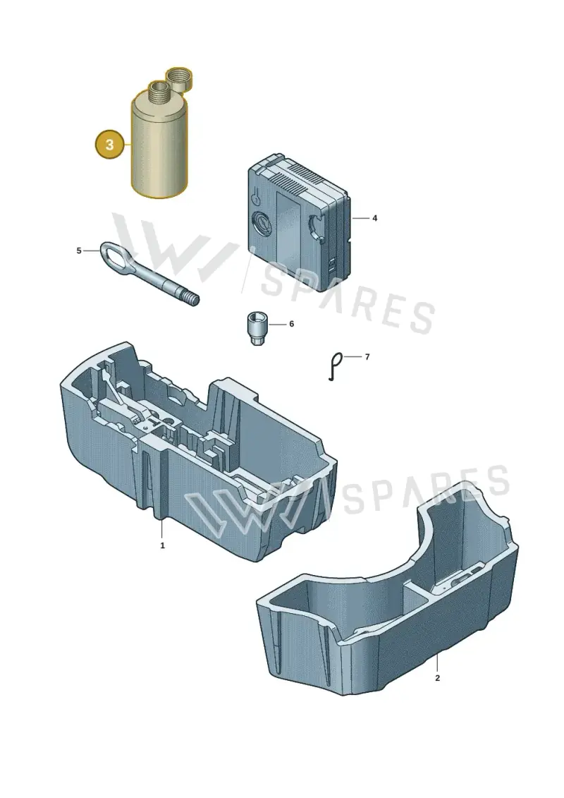 5G0012619B — Volkswagen Passat estate (2023-) diagram 3j0012010, position 3