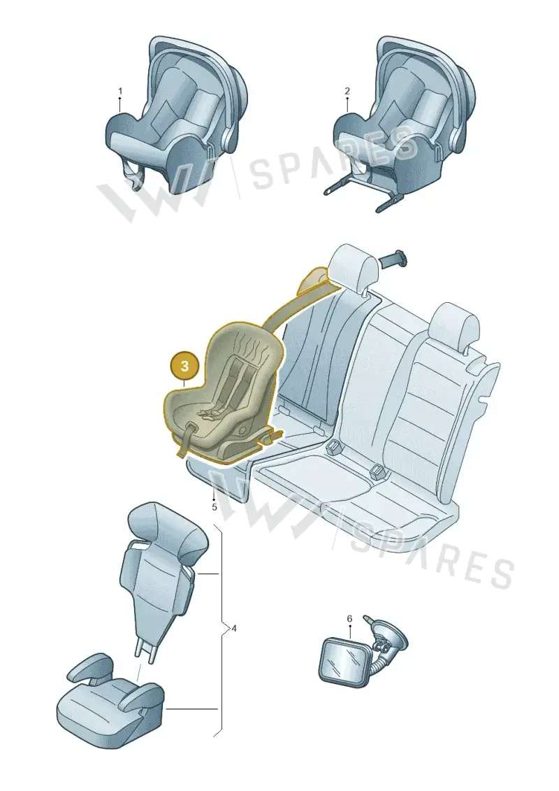 5G0019909D — Volkswagen Transport. multivan (2019-2024) diagram 827019010, position 3