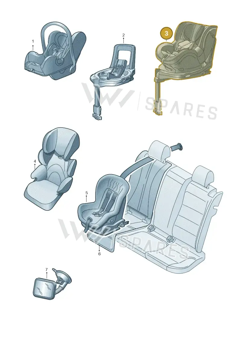 5G0019909F — Volkswagen Passat Estate (2023-2025) diagram 2f0019010, position 3