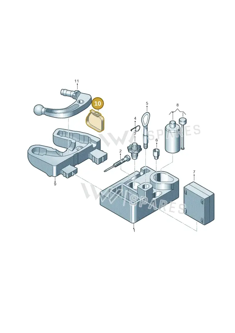 5G0867749 — Volkswagen Taigo (2021-2024) diagram 837012010, position 10