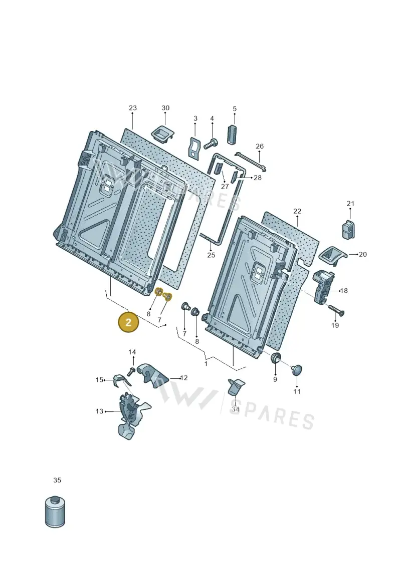 5G0885502SCA9 — Volkswagen Taos 1.4 (2021-2023) diagram 746885700, position 2