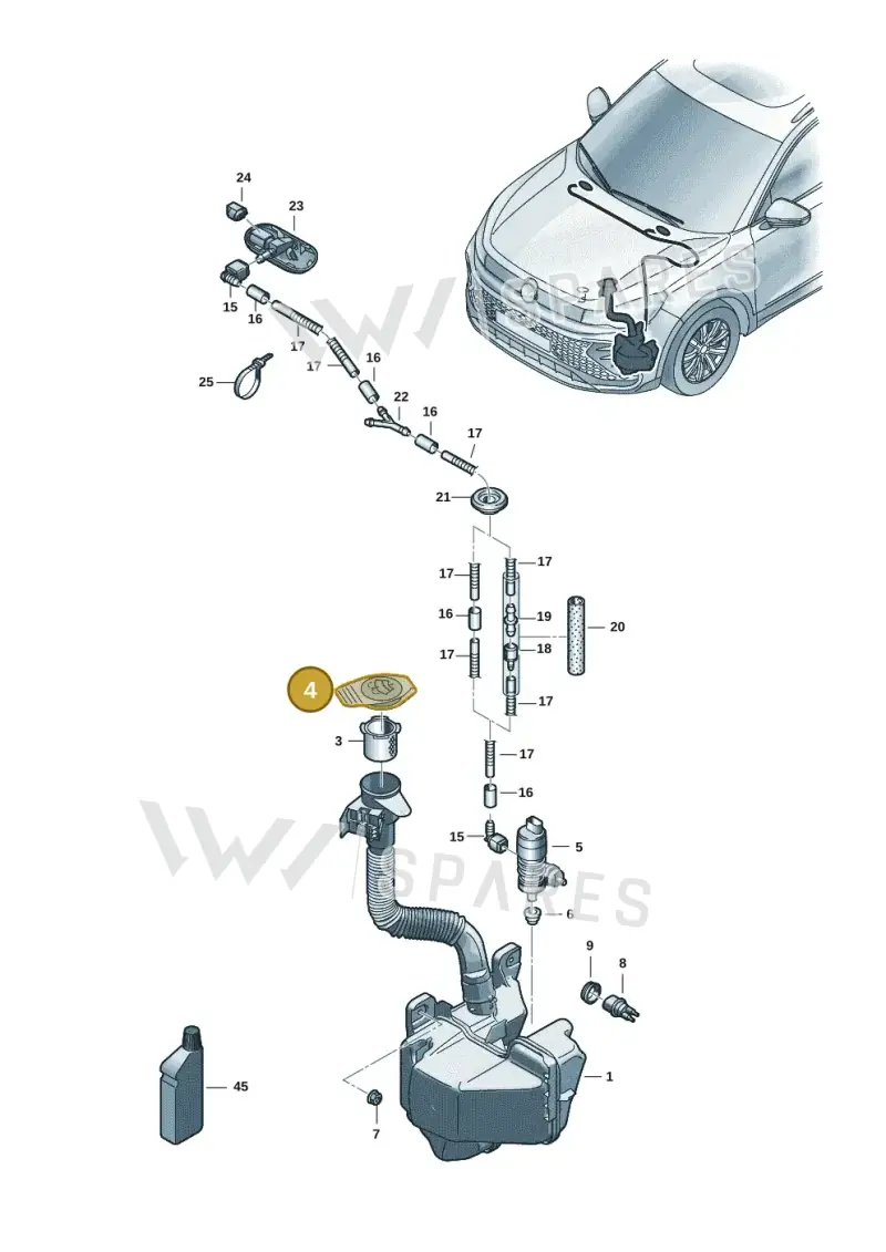 5G0955455 — Skoda Kodiaq (2024-2024) diagram 57x955100, position 4