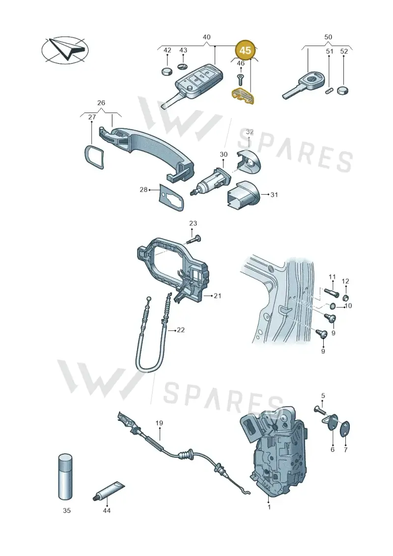 5G0959893P9B9 — Volkswagen E-Crafter 35 (2018-2024) diagram 806837000, position 45