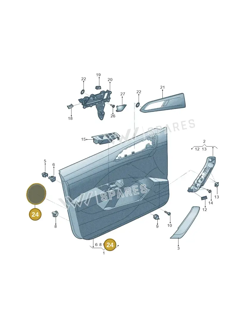 5G0971798 — Volkswagen Tharu (2020-2020) diagram 588867000, position 24