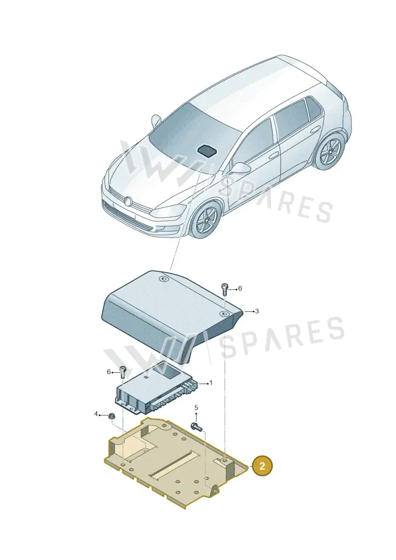 5G1919935B — Volkswagen Golf 1.4 BlueMotion (2012-2017) diagram 746907000, position 2