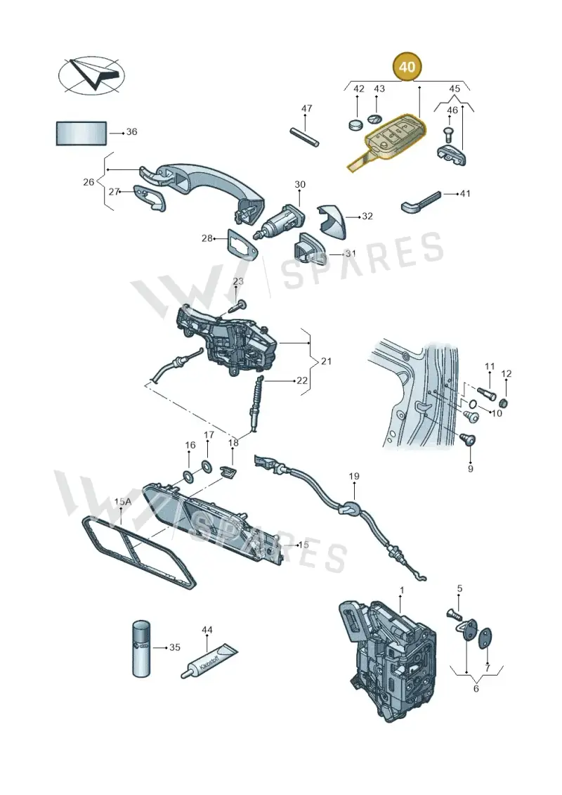 5G6959752BFAIF — Volkswagen Tiguan 2.0 4Motion (2017-2024) diagram 833837000, position 40