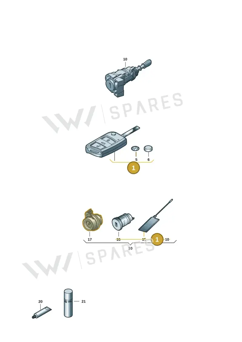 5G6959752BGAIF — Volkswagen Transport. multivan (2019-2024) diagram 7ep837100, position 1