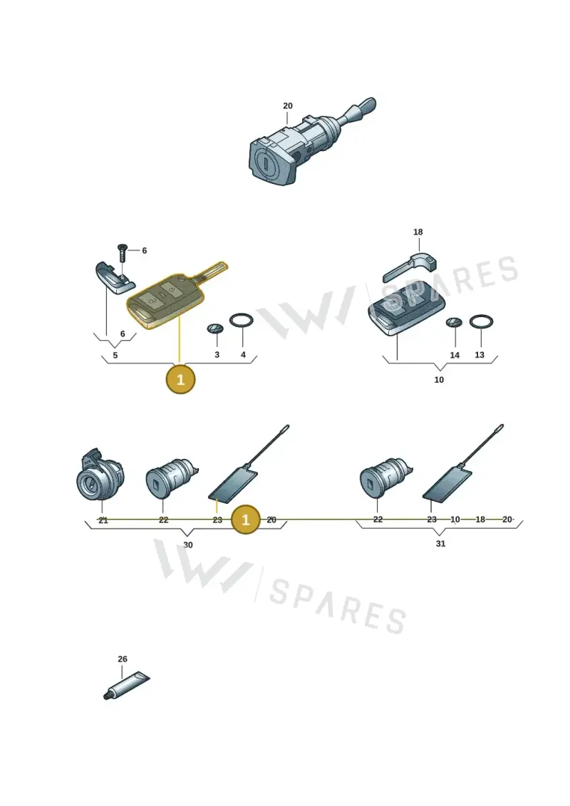 5G6959752CTAIF — Volkswagen Atlas Cross Sport (2019-2023) diagram 3cm837100, position 1